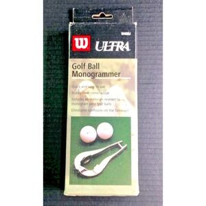 Wilson Ultra Golf Ball Monogrammer Personalize Initial Marker Kit‎ New